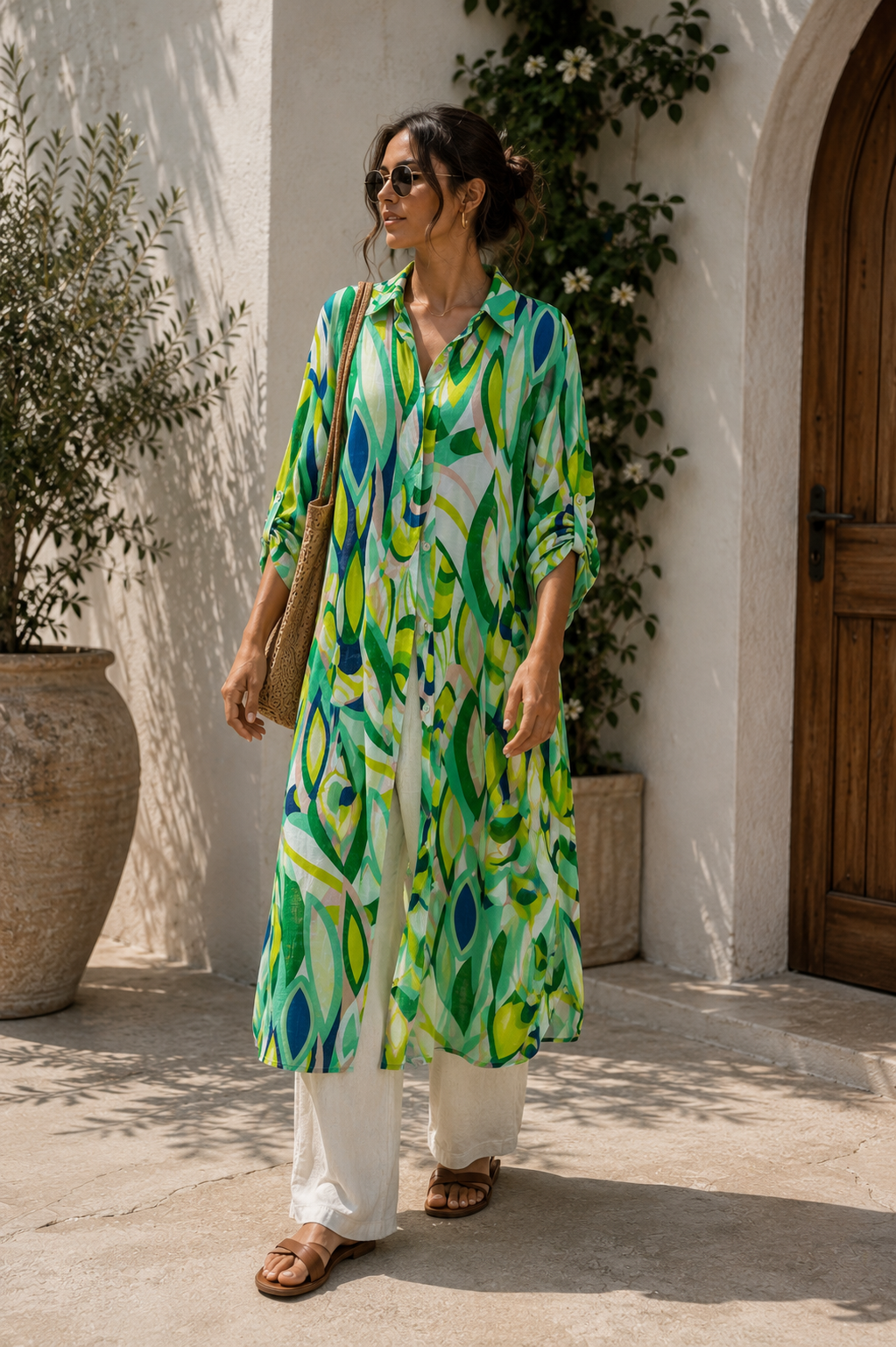Capri Bloom chemise dress